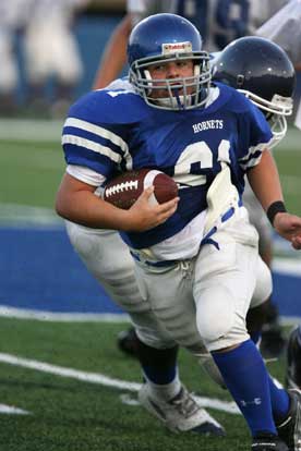 Lineman-turned-fullback Tanner Neal. (Photo by Rick Nation)