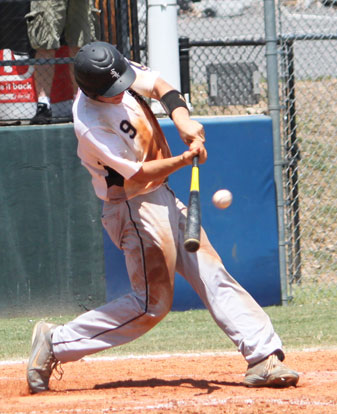 Josh Pultro had two hits for the Black Sox. (Photo by Phil Pickett)