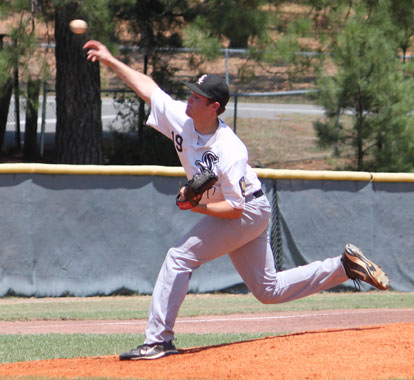 Tryce Schalchlin allowed one run over the final 7 2/3 innings. (Photo by Phil Pickett)