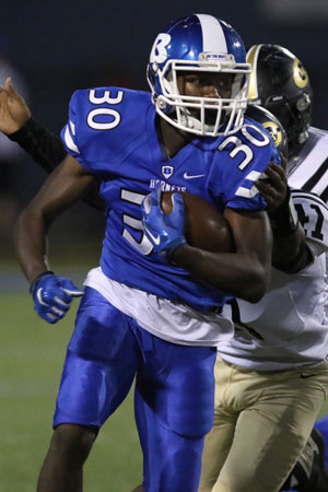 Jeremiah Long led the Hornets' ground game with 89 yards on 12 tries. (Photo by Rick Nation)